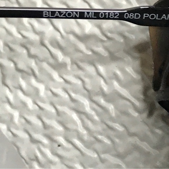 Moncler ML0182 Blazon Gunmetal Round Metal Frame Sunglasses Italy Polarized - Picture 9 of 15